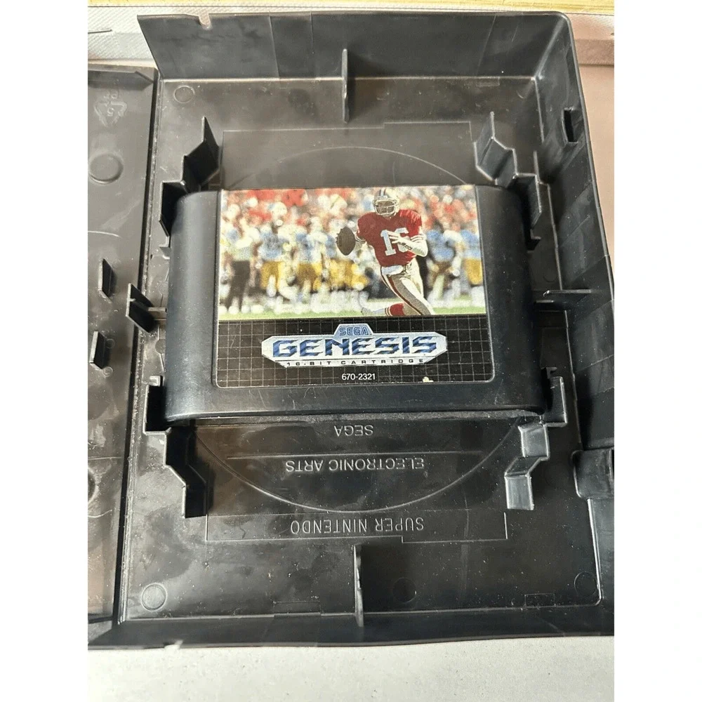 NFL Sports Talk Football '93 Starring Joe Montana (Sega Genesis, 1992) CIB